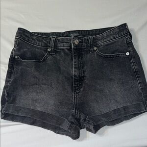 Wild Fable Black Jean Shorts Distressed Cut-Off Style